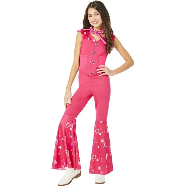 Barbie Movie Cowgirl Halloween Costume for Children, Girls Size L (10/12), by Inspirit Designs | Walmart (US)