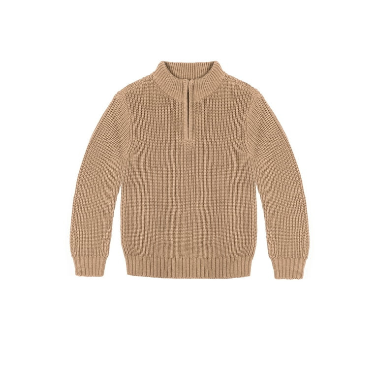 Wonder Nation Toddler Boy Zip Sweater, Sizes 12 Months - 5T | Walmart (US)