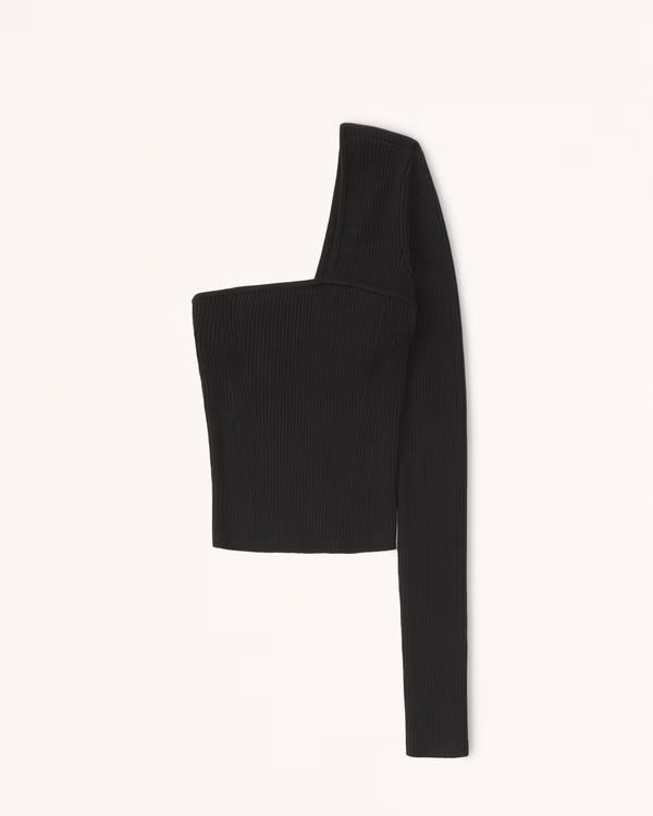 Asymmetrical Slim Sweater | Abercrombie & Fitch (US)