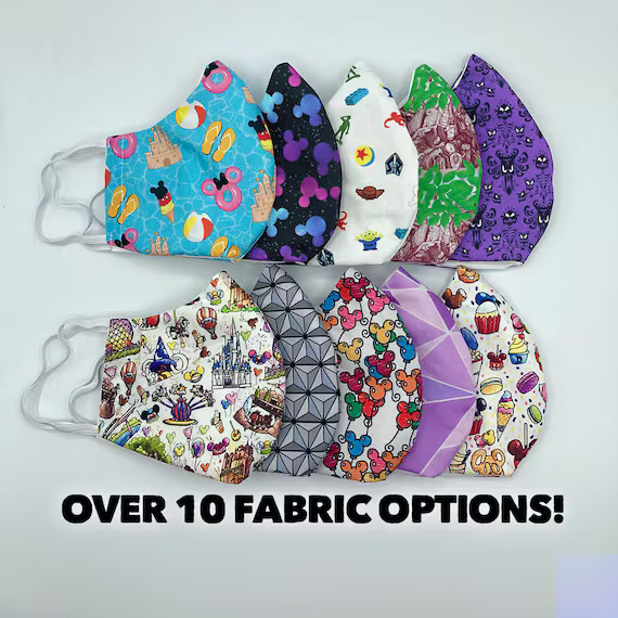 Washable Face Mask  Fitted  Filter Pocket  Made in the USA | Etsy | Etsy (US)