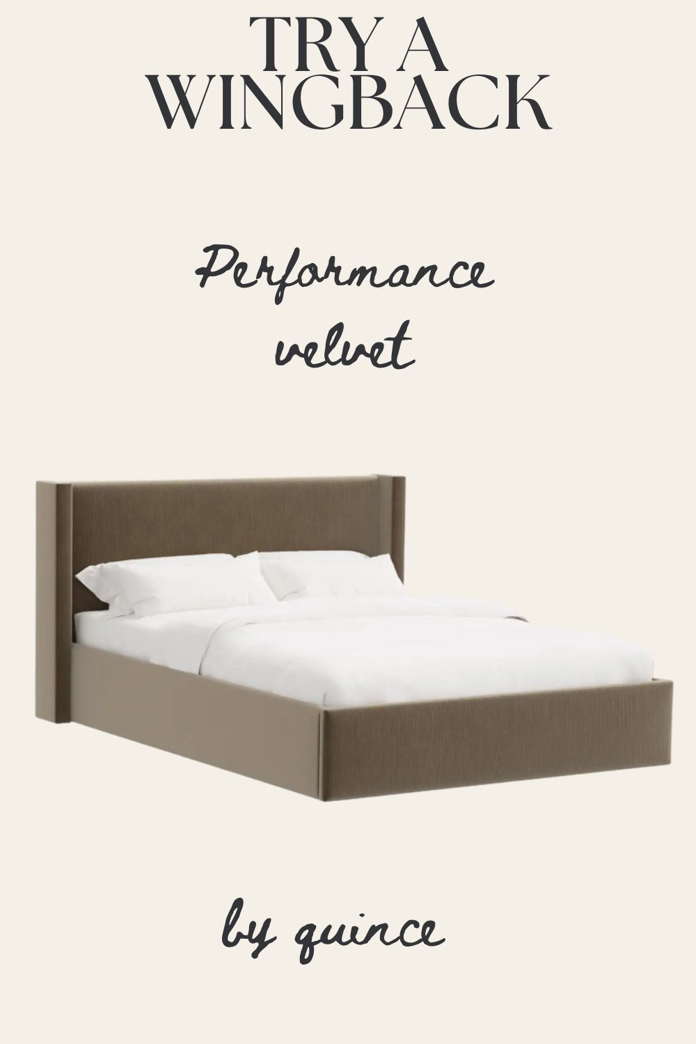 Velvet sage green velvet wingback bed frame. Performance fabric

#LTKHome