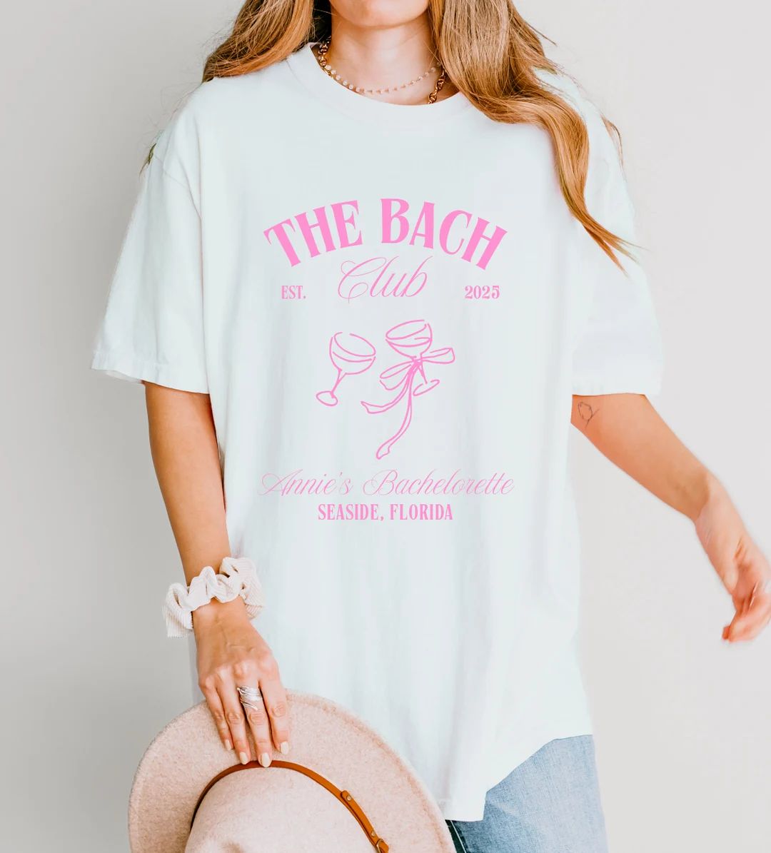 Custom Bachelorette Party Shirts, the Bach Club Bachelorette Shirt, Custom Bachelorette Shirts, B... | Etsy (US)