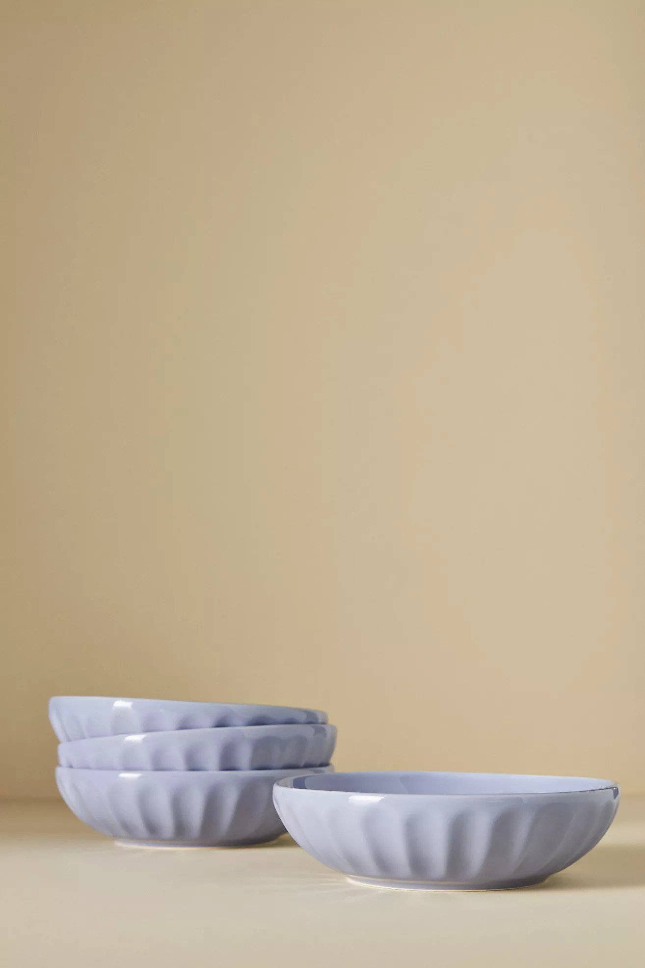 Shiny Latte Pasta Bowls, Set of 4 | Anthropologie (US)