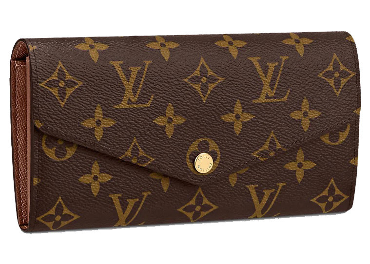 Women's Louis Vuitton Sarah Wallet Monogram in Brown | StockX