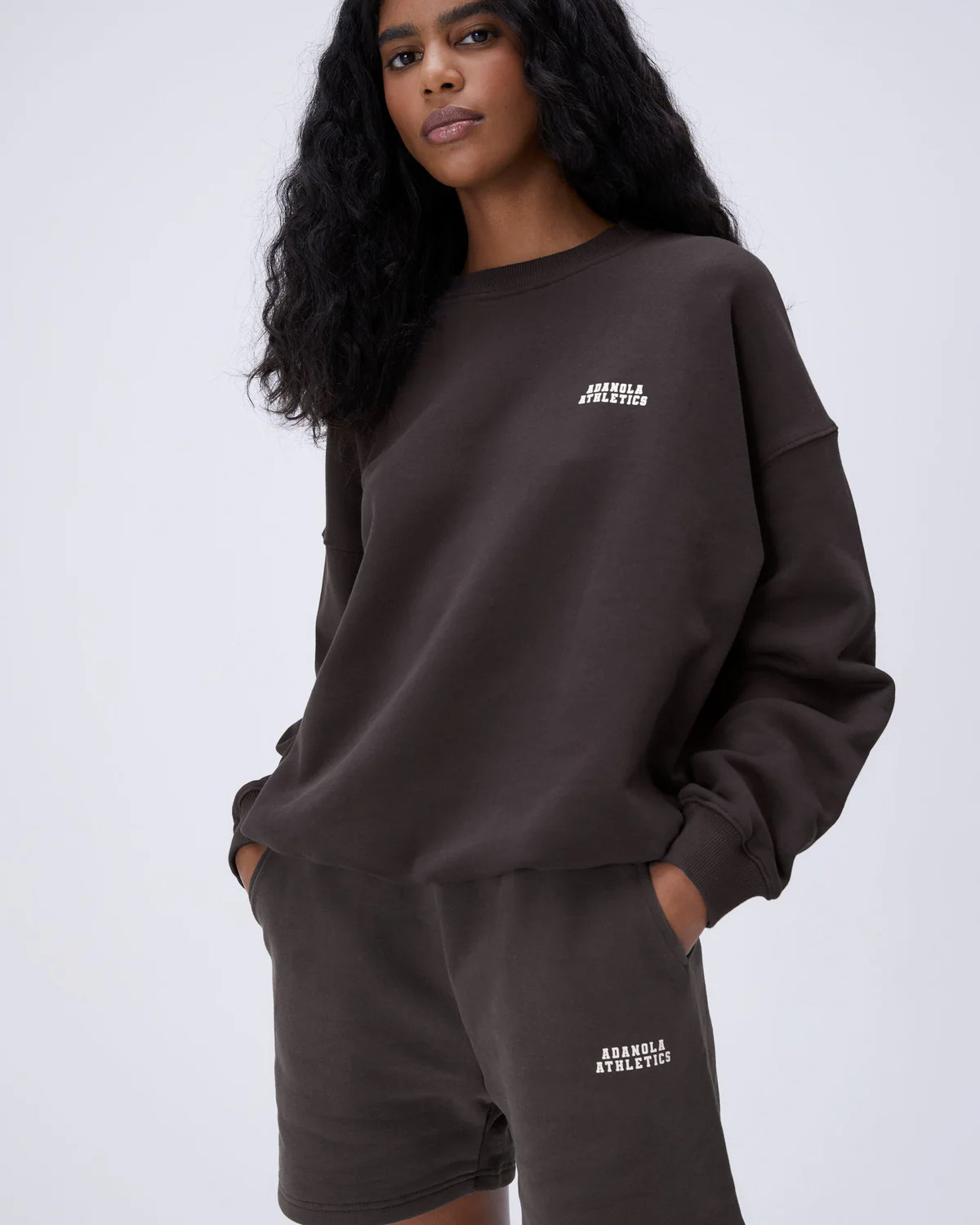 Oversized Sweatshirt - Coffee Bean | Adanola UK