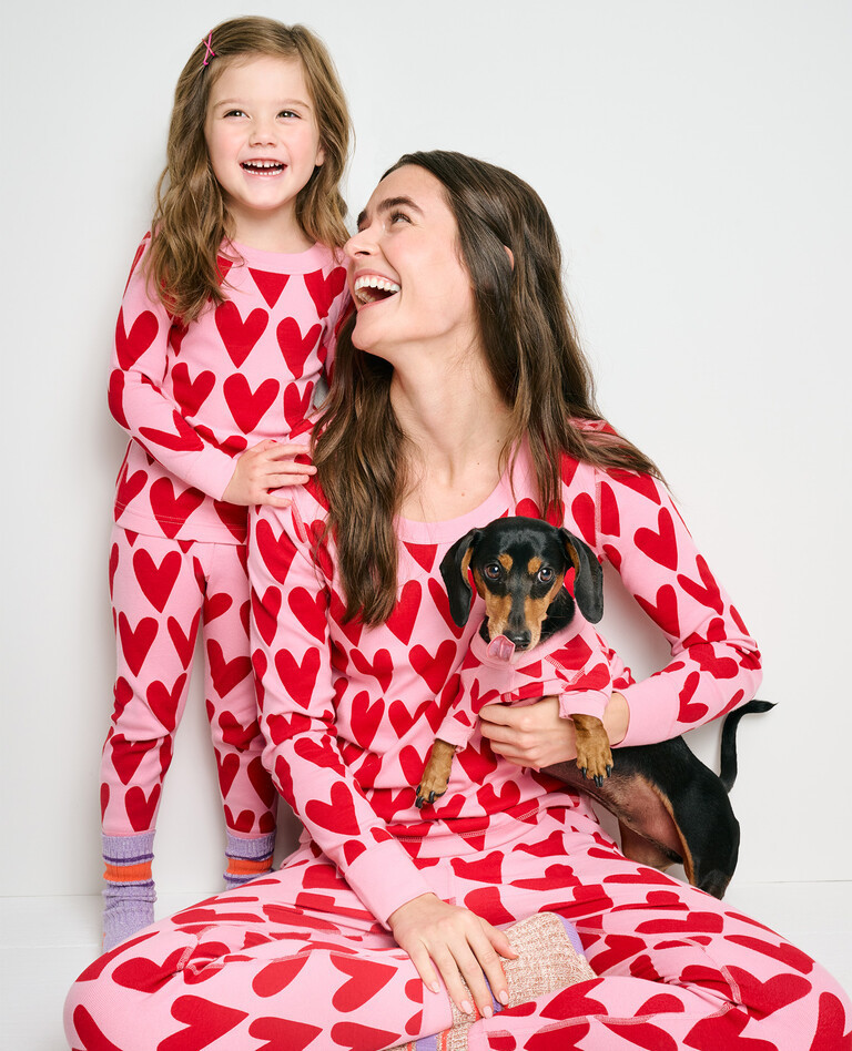 Hearts On Hearts Matching Pajama Set | Hanna Andersson