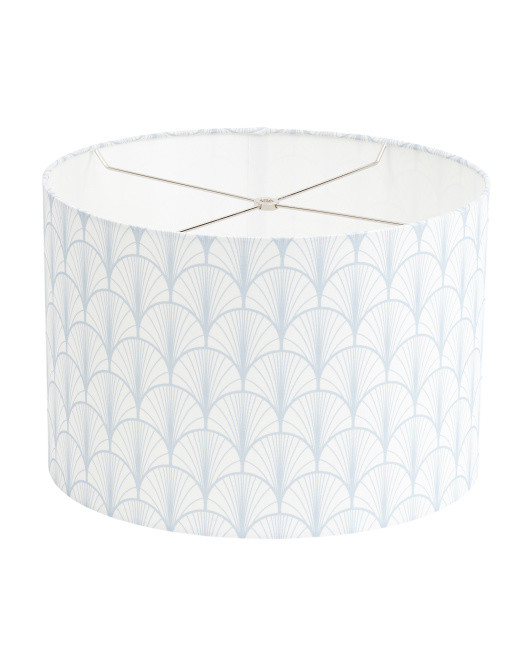 15x10 Fan Printed Drum Lamp Shade | TJ Maxx