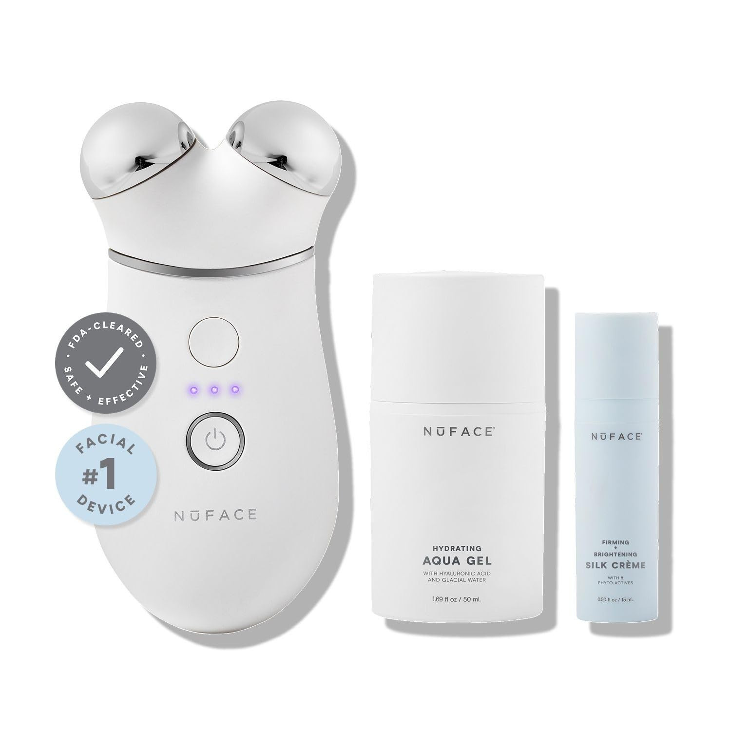 NuFACE Trinity+ Microcurrent Facial Device Kit - FDA Cleared Face Sculpting & Neck Tightening Dev... | Amazon (US)