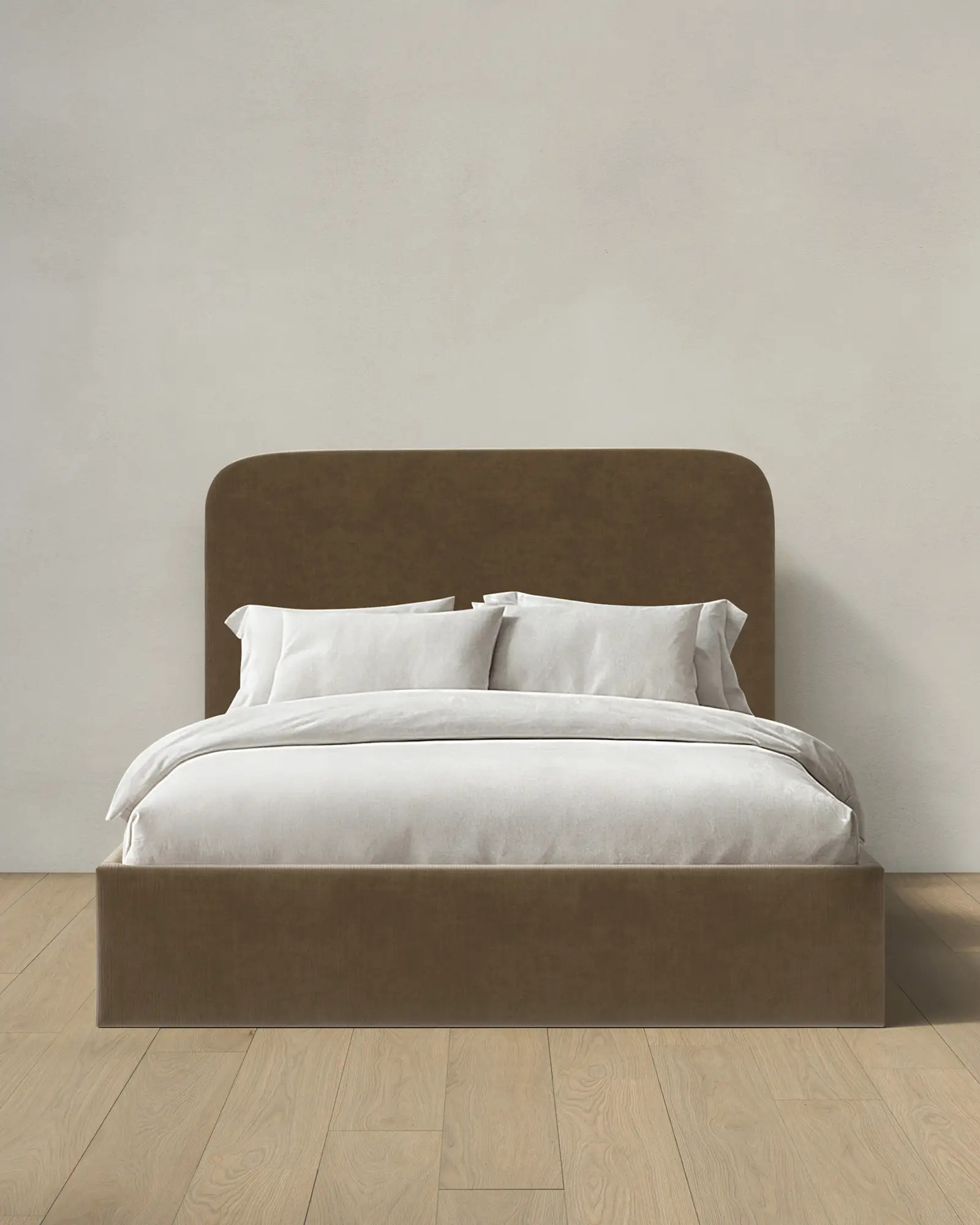 Curved Bed in Performance Velvet | Quince