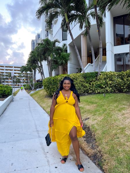 Miami was a vibe. I loved wearing bright colors everyday. This dress was perfect for our boat trip! I’m wearing a size 14 but I wish I sized down to a size 12  

#LTKcurves #LTKunder100 #LTKwedding