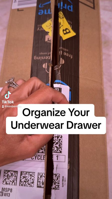 Spring organization  Organizing the drawers in your closet doesn’t need to be complicated. You can use this drawer organizer in multiple ways. I use it in my lingerie drawer. 
kimbentley, home organization, 

#LTKhome #LTKfindsunder50 #LTKVideo