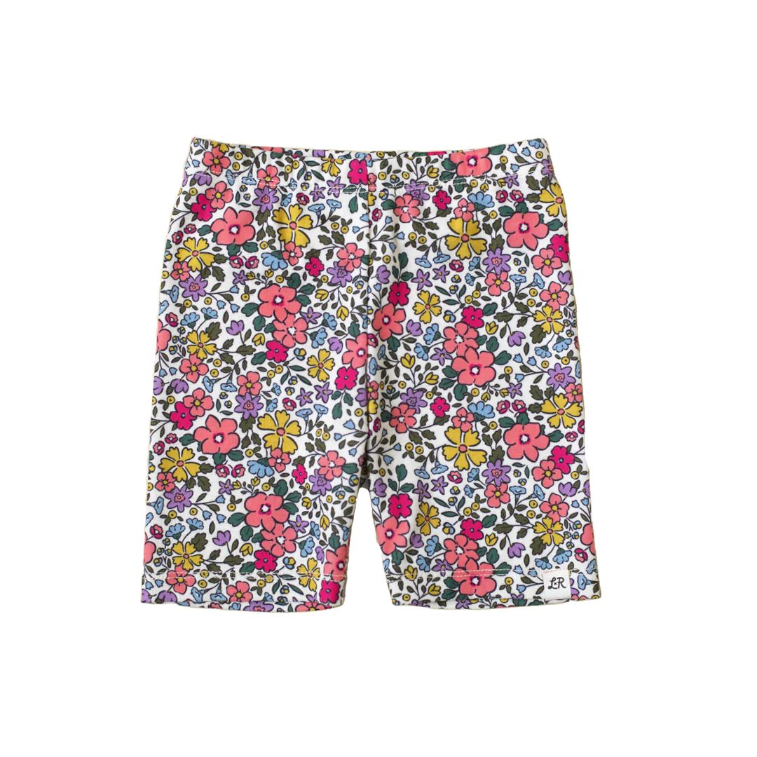 Tropic Floral Biker Shorts | Little Road Co.