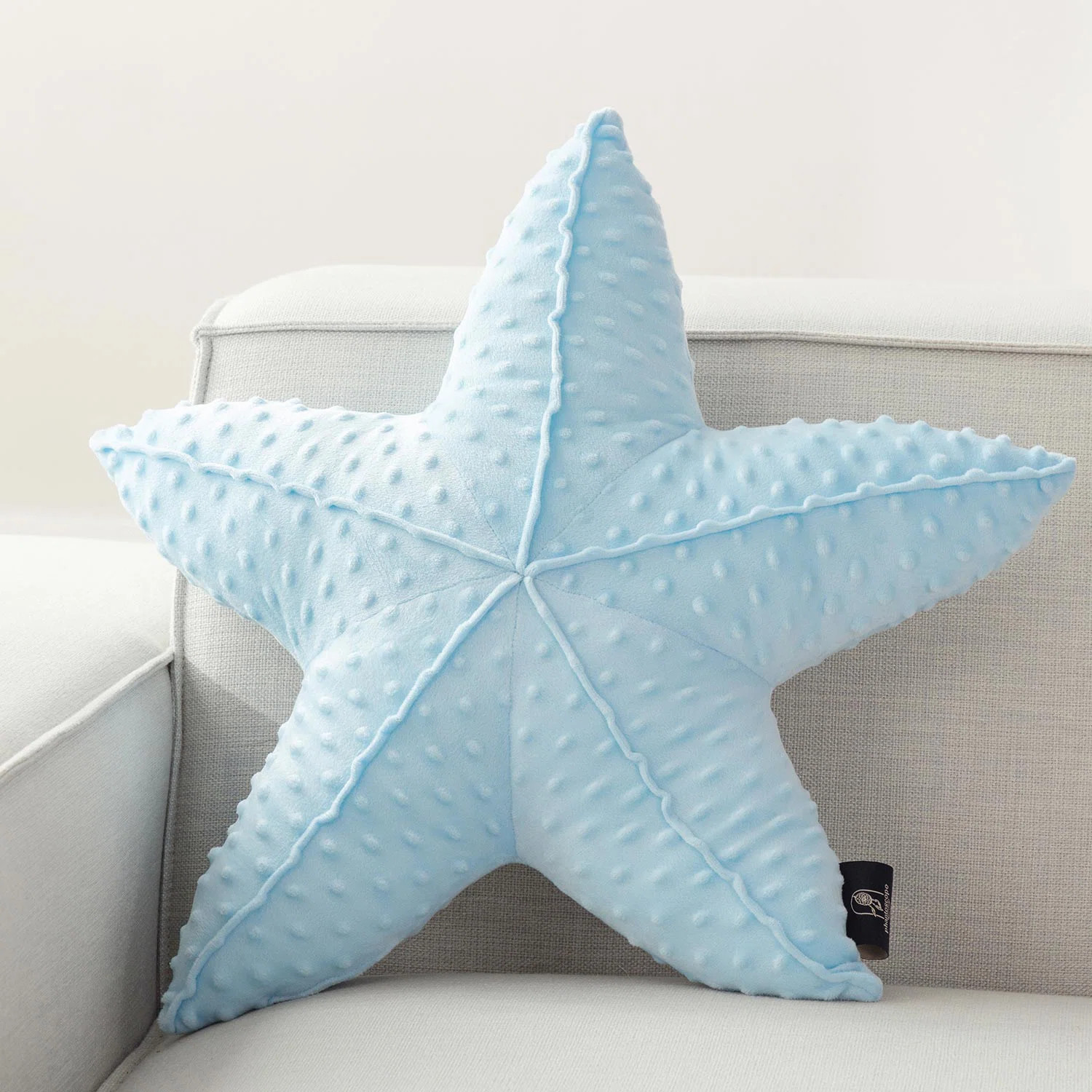 Phantoscope Starfish Shaped Velvet Throw Pillow Ocean Series Decorative Pillow, 20.5" x 20.5" | Wayfair North America
