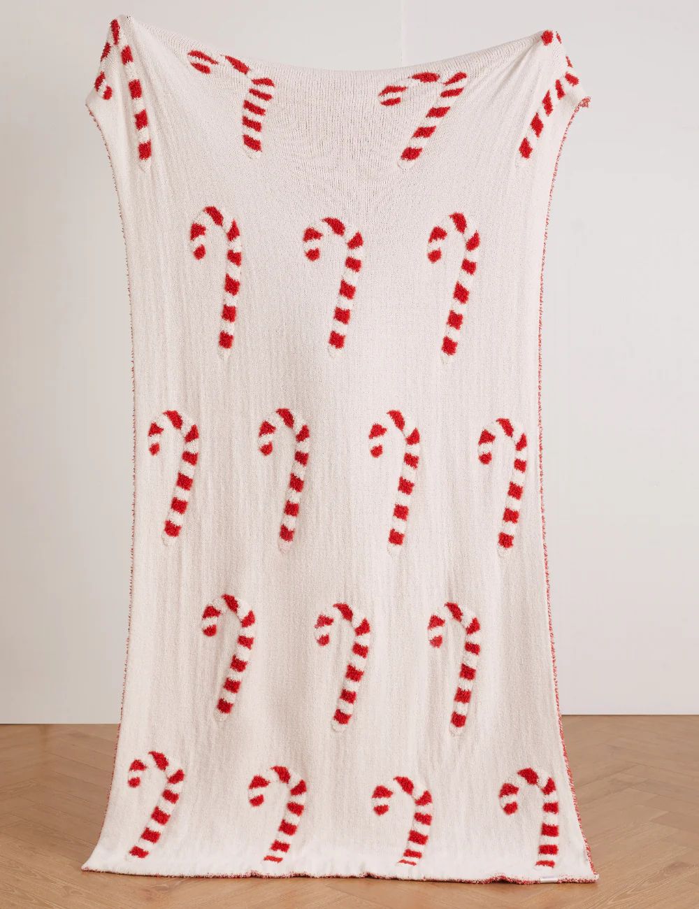 TSC x Madi Nelson: Candy Cane Buttery Blanket- Sold out | The Styled Collection