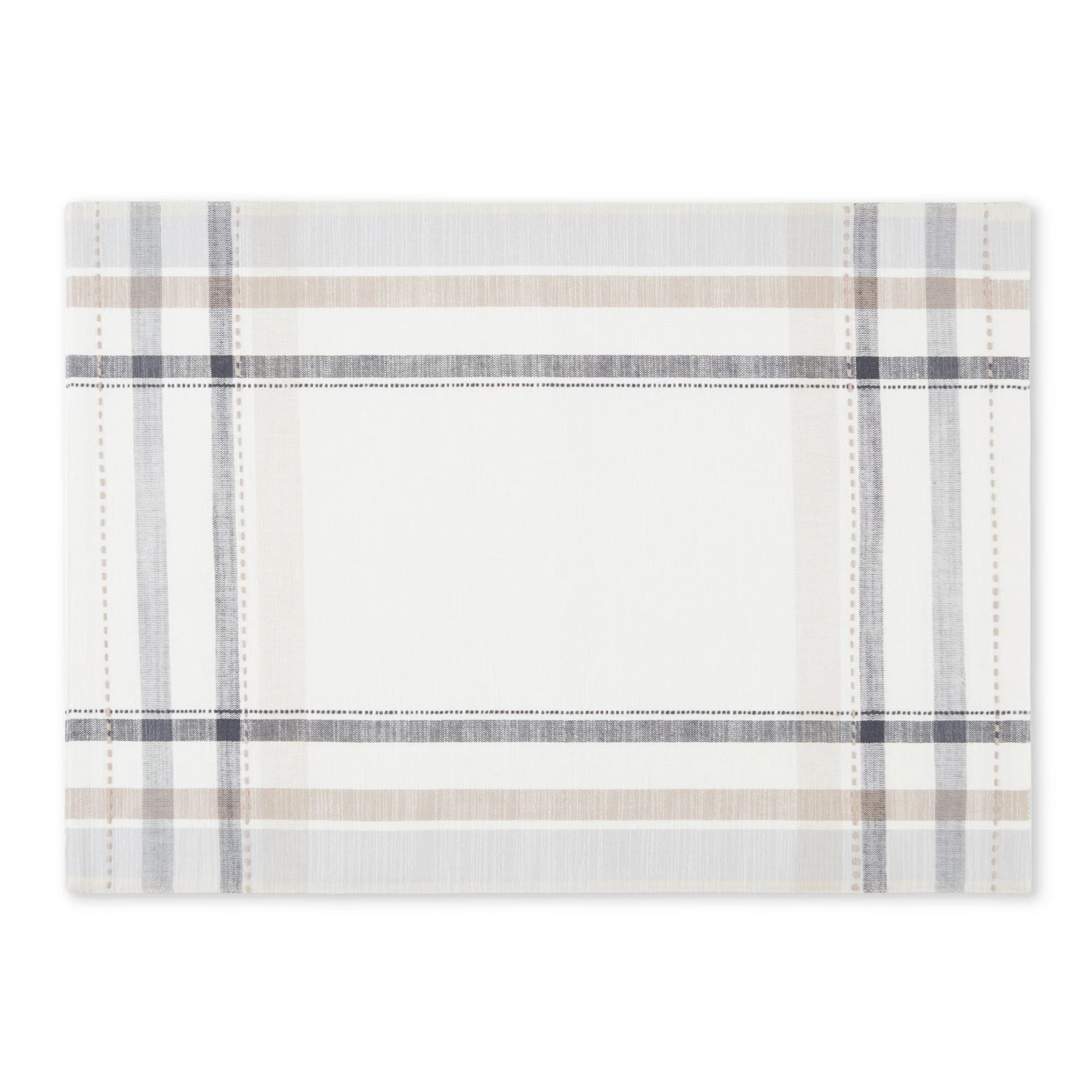 Better Homes & Garden Monday Plaid Placemat, Beige, 14"W x 20"L, 1 Piece | Walmart (US)