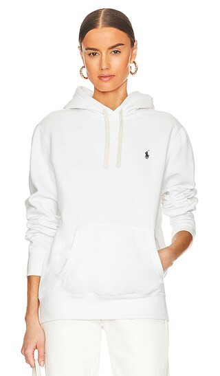 Fleece Hoodie in White | Revolve Clothing (Global)