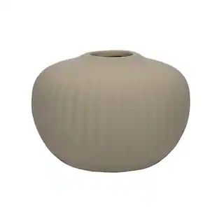 6" Tan Rubcoat Ceramic Onion Vase by Ashland® | Floral Containers | Michaels | Michaels Stores