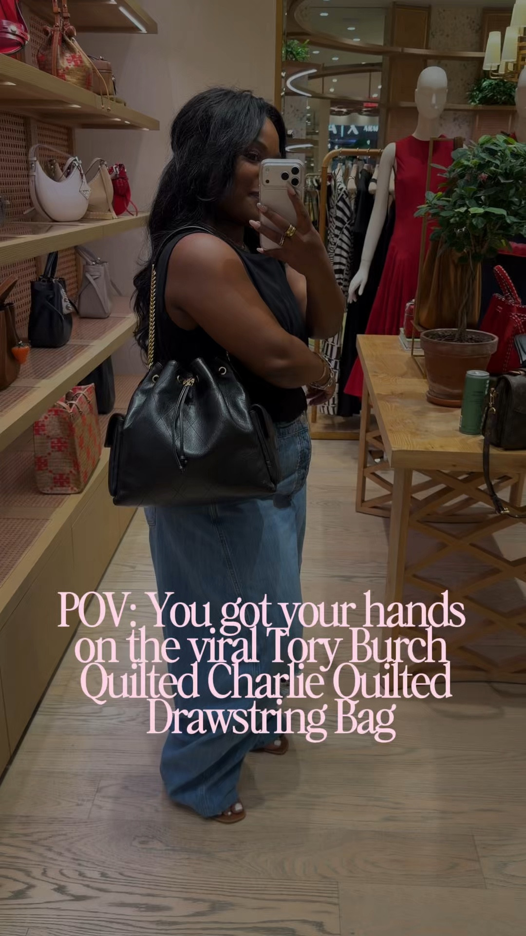 POV: You got your hands on the viral Tory Burch Large Quilted Charlie Drawstring Bag 🤏🏾 

The small also just became available for pre-order, so I’ve linked it as well!

Do we want a review? 👀 

#toryburch #fyp #toryburchquiltedcharlie #chanel25 #handbagreview 

#LTKMidsize #LTKootd #LTKSaleAlert