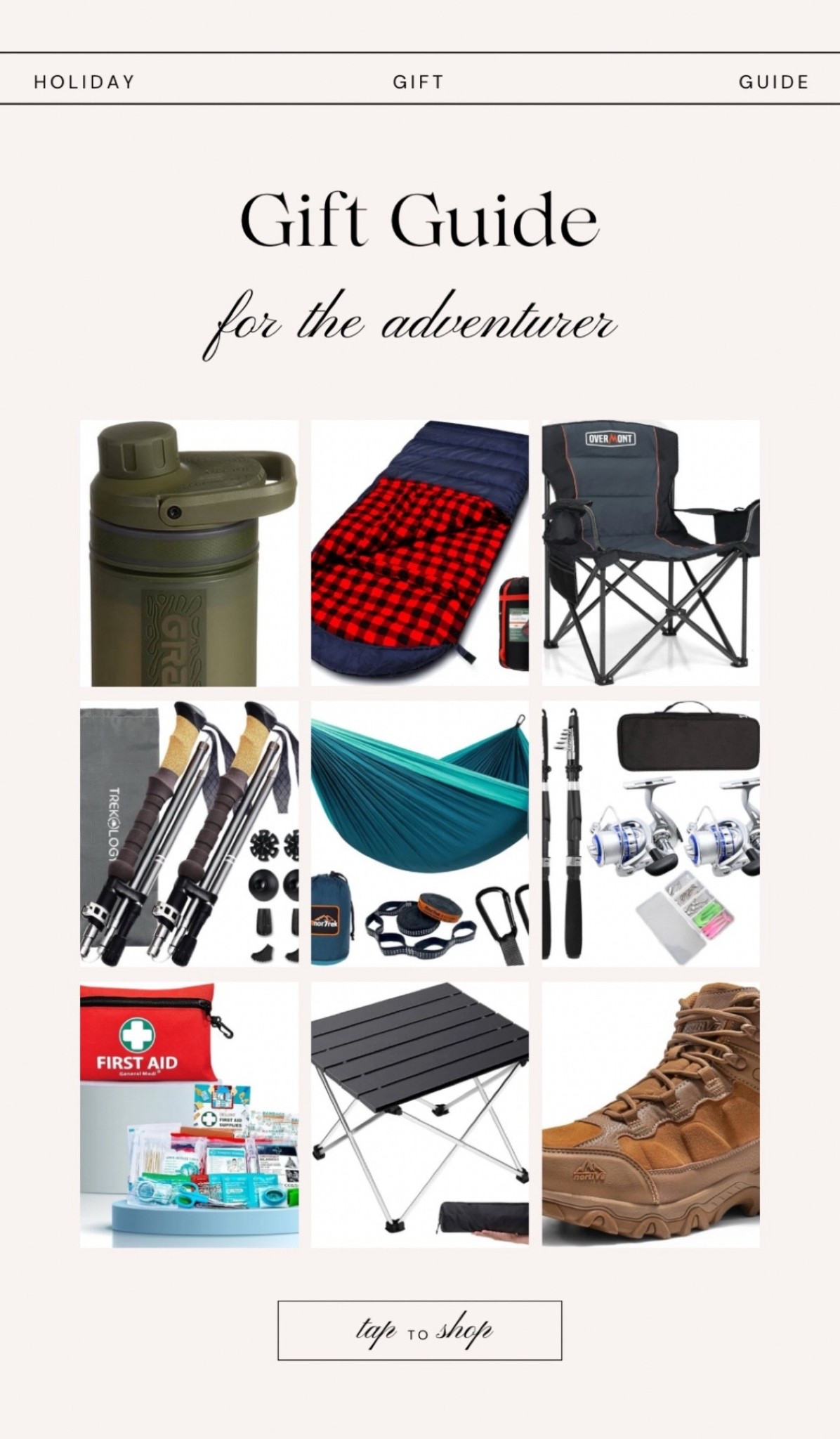 gift guide for the adventurer in your life!



#LTKCyberWeek #LTKHoliday #LTKGiftGuide