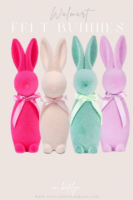 Hurry!!! 🚨These are selling out fast🚨 These adorable felt Easter bunnies are perfect for your spring decor or table setting this year!

#LTKSeasonal #LTKhome #LTKunder50