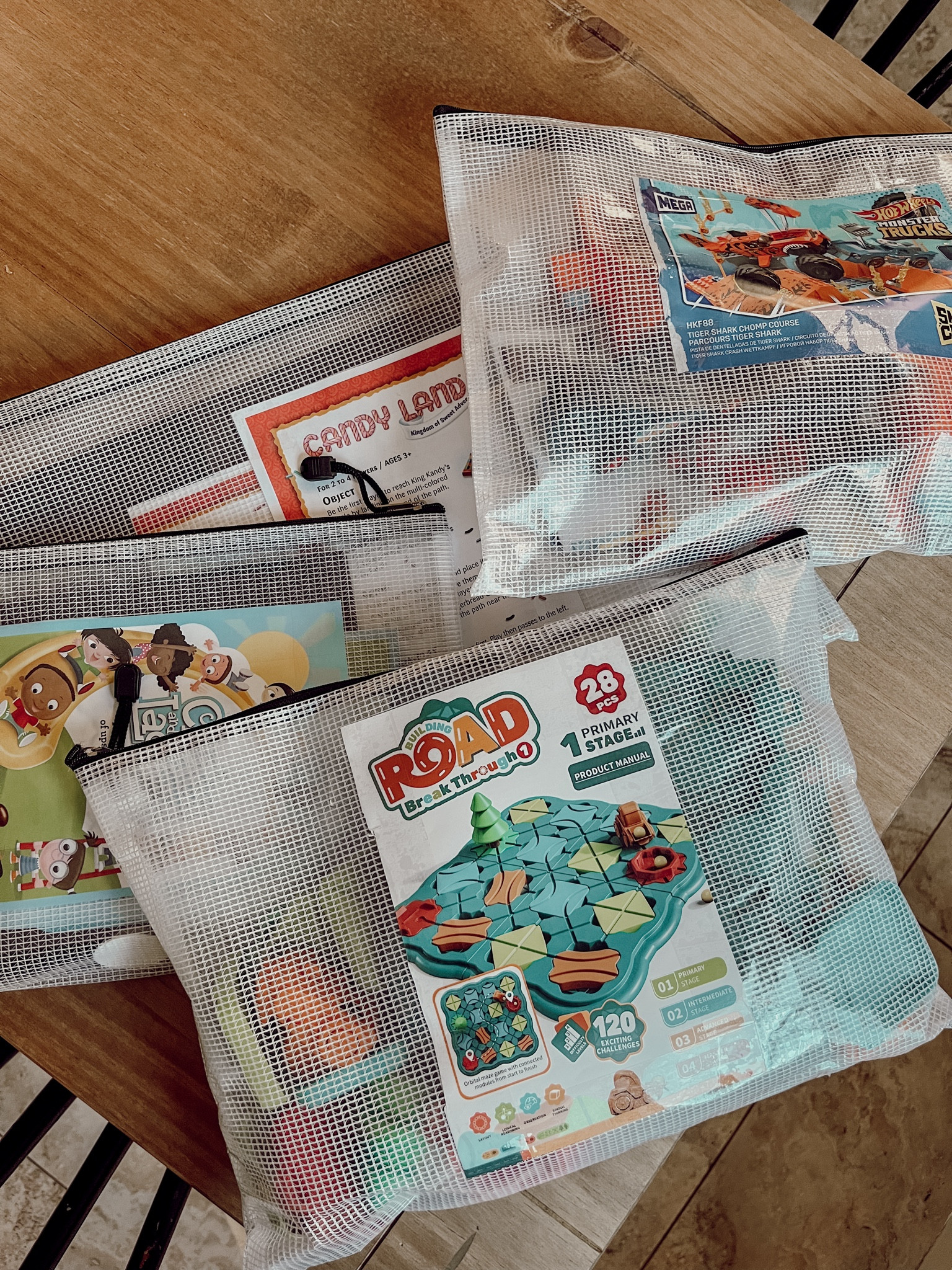 Plastic mesh zipper organizers!

We love these for legos, board games, art supplies! 

#organization
#kidsorganization 
#homeorganization 

#LTKfamily #LTKhome #LTKkids