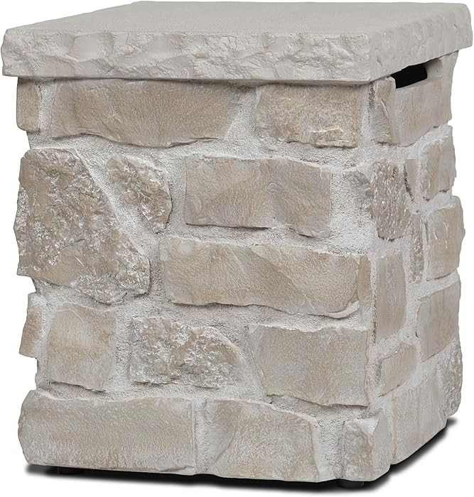 Real Flame Scottsdale Propane Tank Cover for Outdoor Gas Fire Pits, Storage Hideaway Side Table f... | Amazon (US)