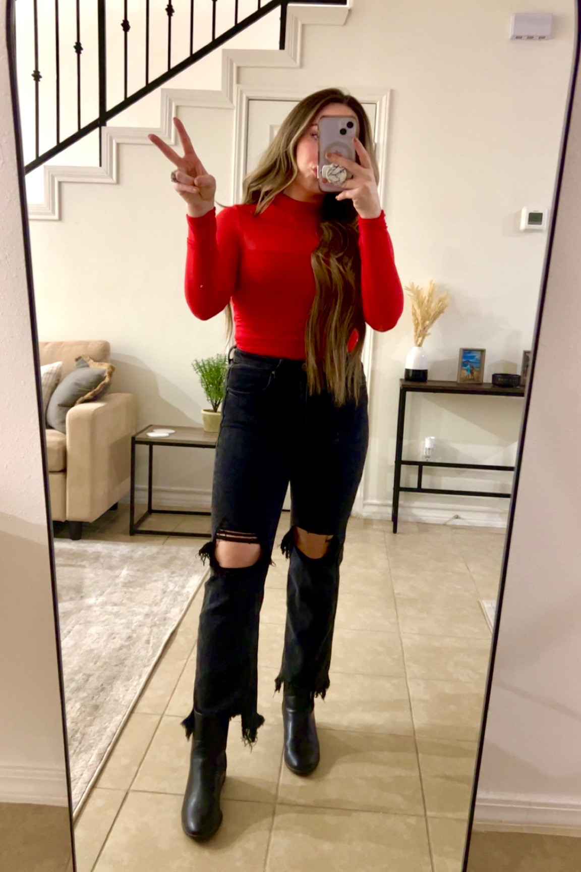 Quick snap of my Valentines date night fit 💘🫶🏼

Couldn’t link exact denim, linking several options 🔗

#valentinesday #datenight #amazonfinds #amazonfashion

#LTKstyletip #LTKfindsunder50 #LTKSpringSale