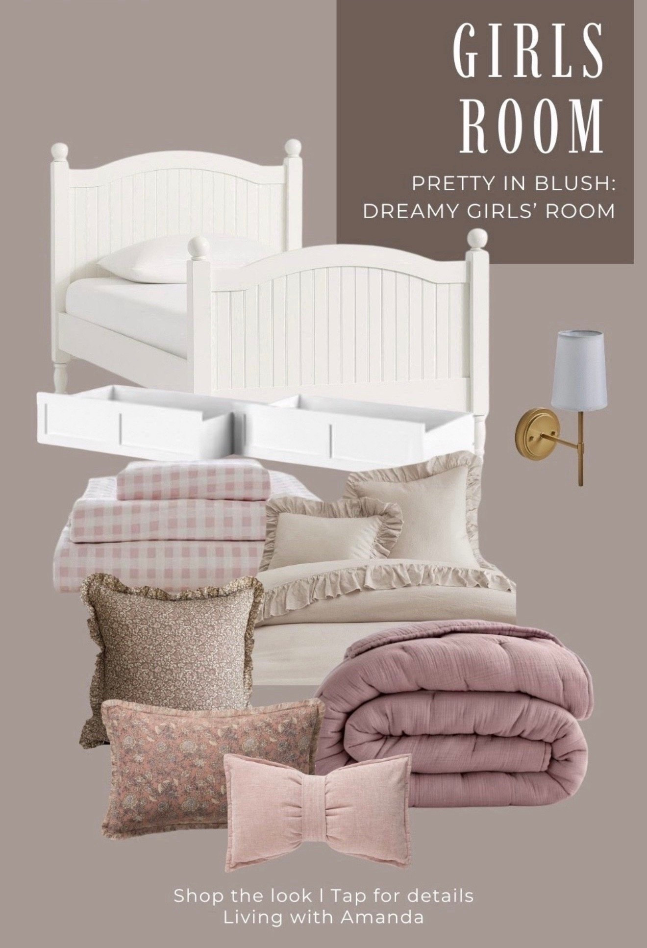 Designing cozy spaces for kids is all about layering timeless pieces with a touch of whimsy. I love how this look came together: the Pottery Barn bed as a classic foundation, layered with a soft Quince coverlet and a sweet Pottery Barn Kids duvet for comfort. The Joon Loloi pillow adds that perfect pop of texture and personality.

Linking everything here so you can recreate @homedepot @wayfair this cozy girls’ room look 🫶

#LTKKids #LTKHome #LTKSeasonal

#LTKKids #LTKHome #LTKFamily

#LTKmomlife #LTKHoliday #LTKHome

#LTKKids #LTKGiftGuide #LTKSeasonal