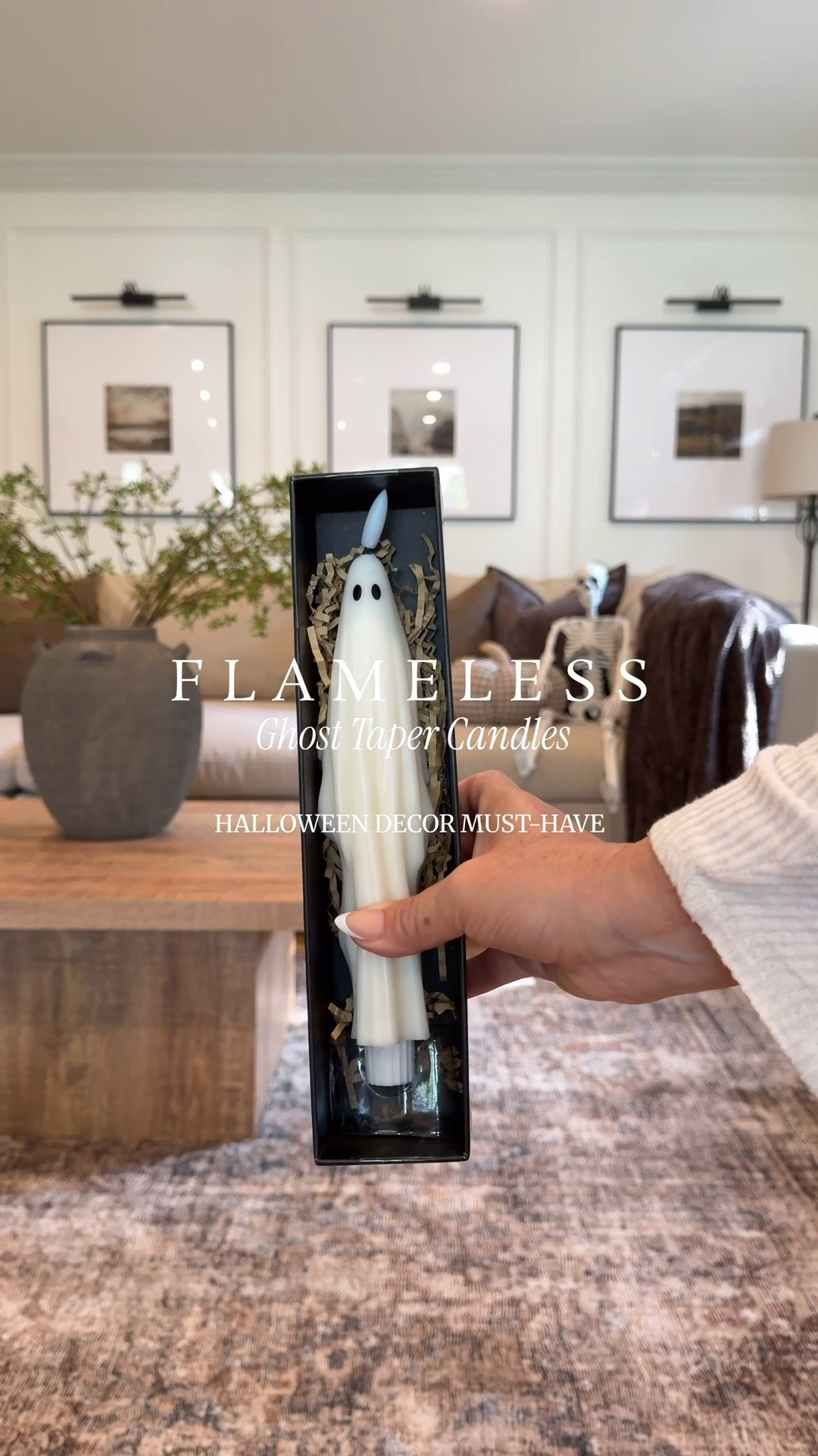 Boo!! 👻👻 I predict these Flameless Ghost Candles will be a hit again this season. A safer alternative to traditional candles. 

fall decor | Halloween decor | ghost decor | autumn | home decor | cozy home

#LTKHome #LTKSaleAlert #LTKSeasonal