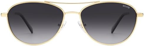 SOJOS Retro Polarized Aviator Sunglasses for Women Men Vintage 70s Style UV Protection Womens Men... | Amazon (US)