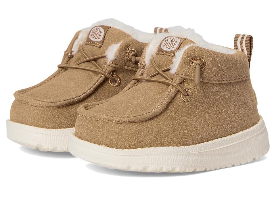 Hey Dude Kids Lildude Cozy (Infant/Toddler) Boys Shoes Tobacco Brown : 2 Infant M, Synthetic | Zappos