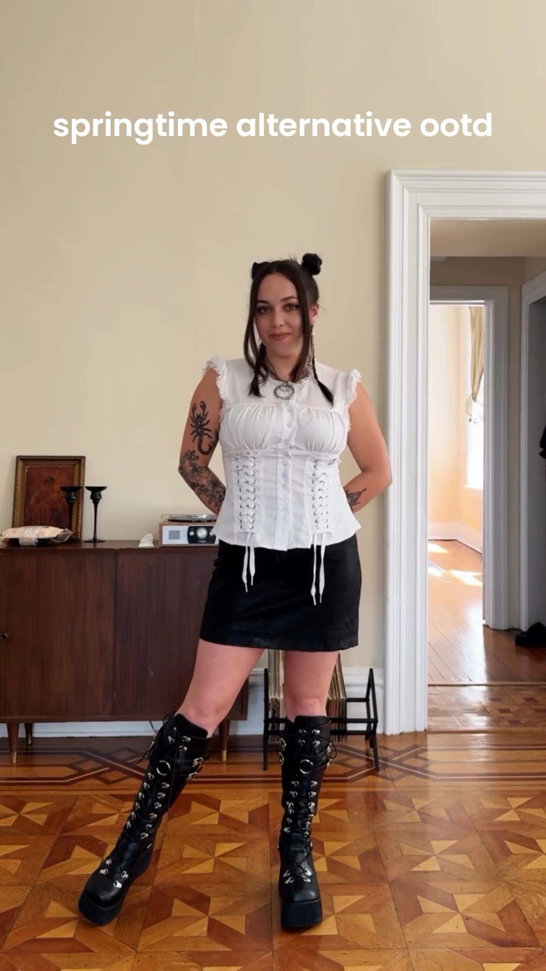 yesterday’s out on the town ootd!!

alt spring outfit, alternative fashion, alternative style, goth goth style, soft goth outfit, medieval core, alternative hairstyle, dark feminine outfit, dark beauty aesthetic

#LTKSeasonal #LTKgrwm #LTKootd