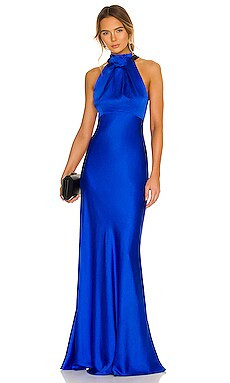 SALONI Michelle Dress in Azure Blue from Revolve.com | Revolve Clothing (Global)