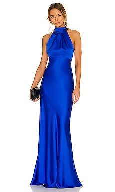 SALONI Michelle Dress in Azure Blue from Revolve.com | Revolve Clothing (Global)
