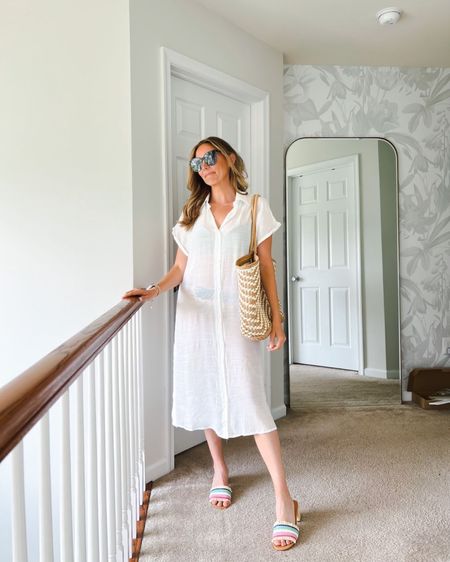 I'm all about the longer length cover ups!  🙌  This one is a new release so no reviews, but I give it 5️⃣ ⭐️!! The polarized 😎 are also 2️⃣5️⃣ perc off right now! 

Beach vacation
Wedding Guest
Spring fashion
Spring dresses
Vacation Outfits
Rug
Home Decor
Sneakers
Jeans
Bedroom
Maternity Outfit
Resort Wear
Nursery
Summer fashion
Summer swimsuits
Women’s swimwear
Body conscious swimwear
Affordable swimwear
Summer swimsuits
Summer fashion
2023 swim

#LTKswim #LTKunder50 #LTKSeasonal