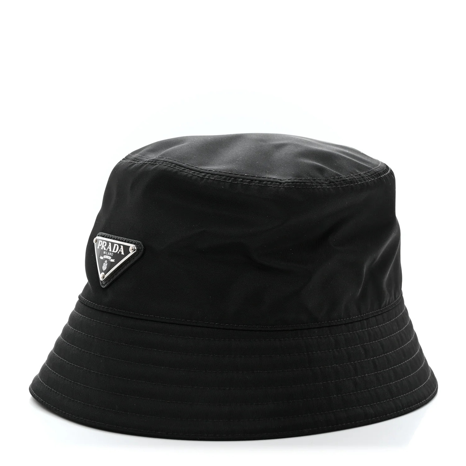 Prada Re-Nylon Bucket Hat M Black | FASHIONPHILE (US)