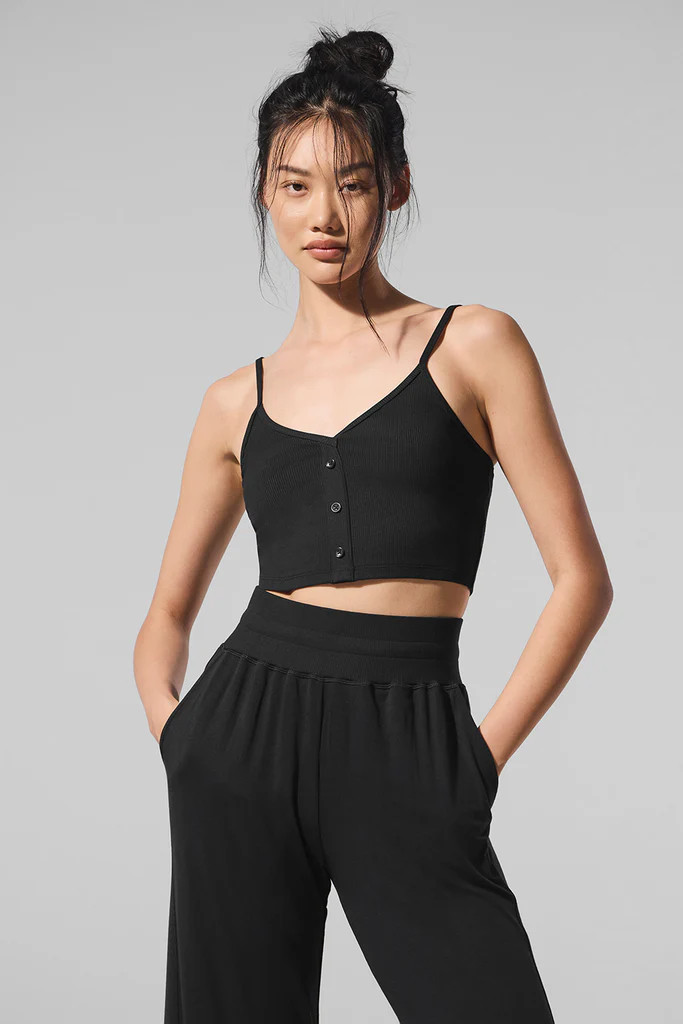 Ribbed Delicate Lounge Tank | Alo Yoga (US)