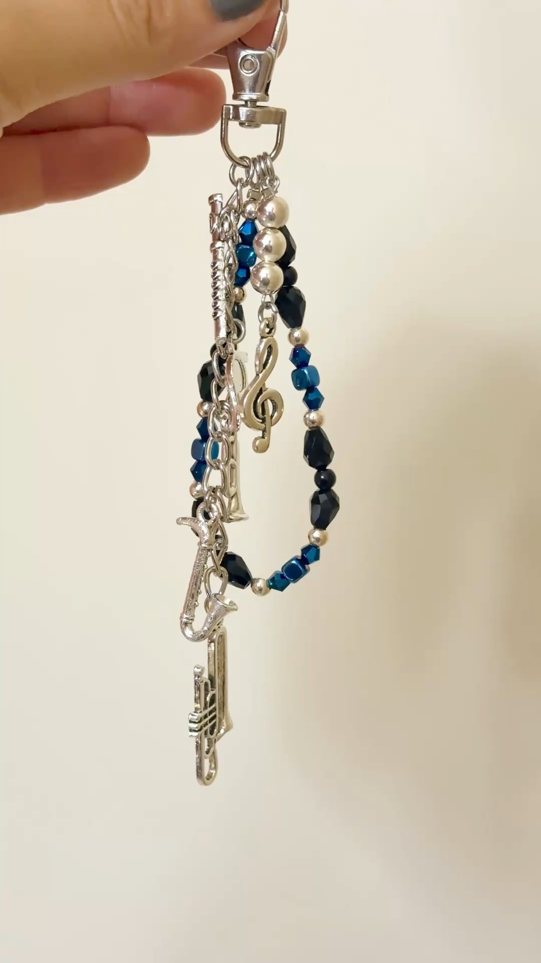 Musical instrument keychain! Charms are tagged below🎼🎷