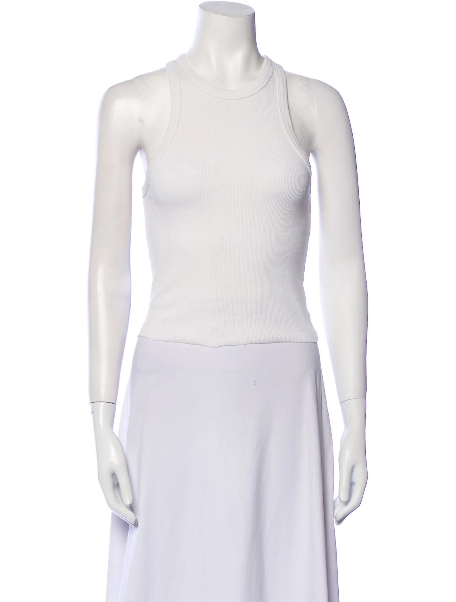 Crew Neck Sleeveless Crop Top | The RealReal