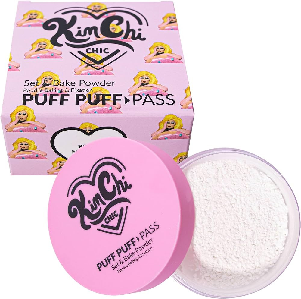 Kimchi Chic Beauty Puff Puff Pass Set and Bake Powder, Loose Face Powder with Extra Fluffy Settin... | Amazon (US)