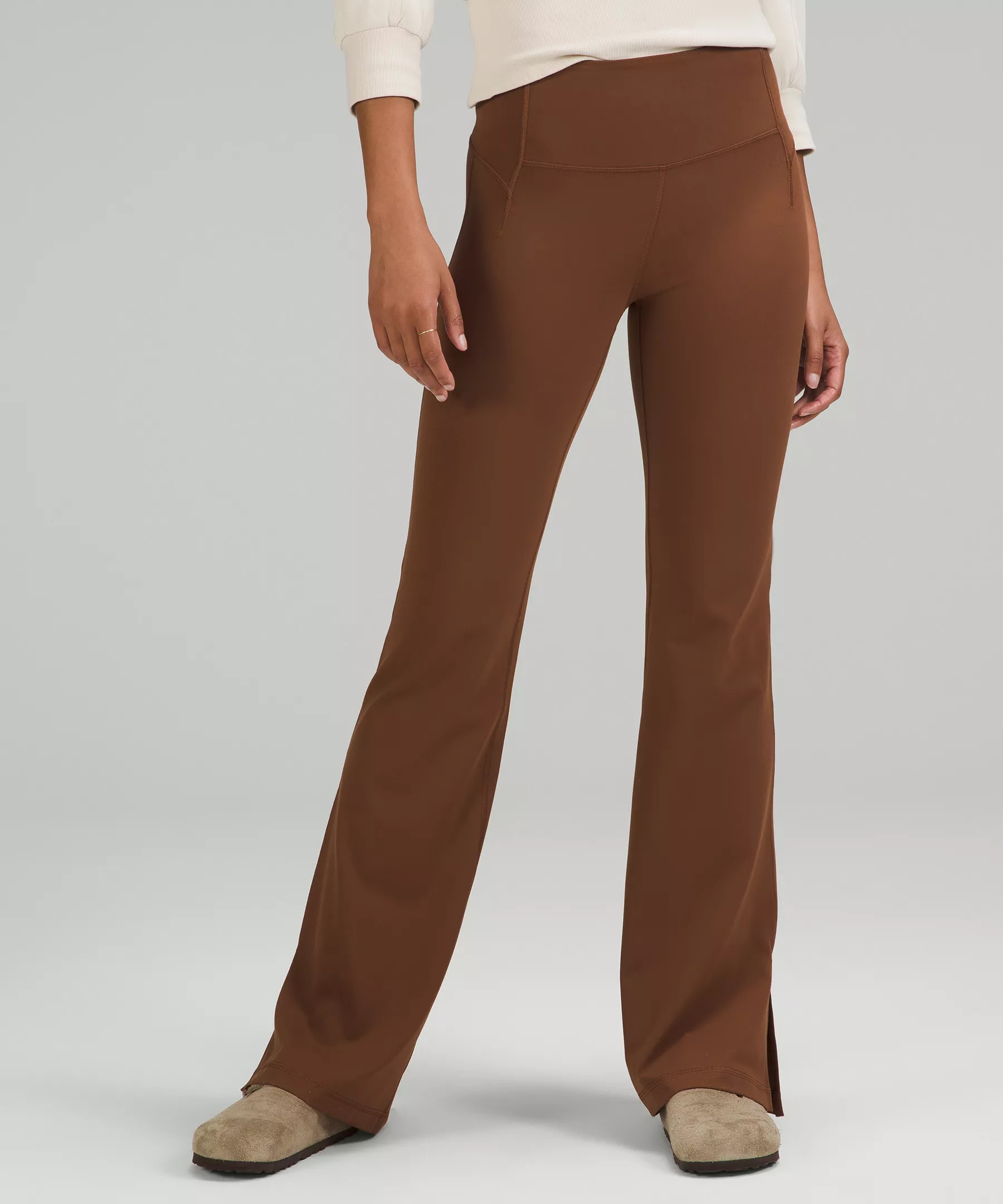Groove Super-High-Rise Split-Hem Flared Pant Nulu Online Only | Lululemon (US)
