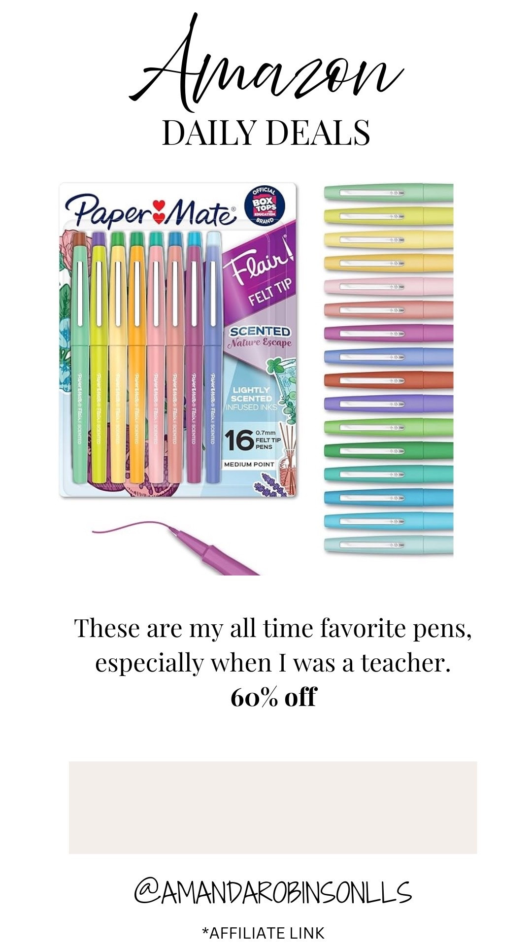 Amazon daily deals
Paper mate pens

#LTKSaleAlert
