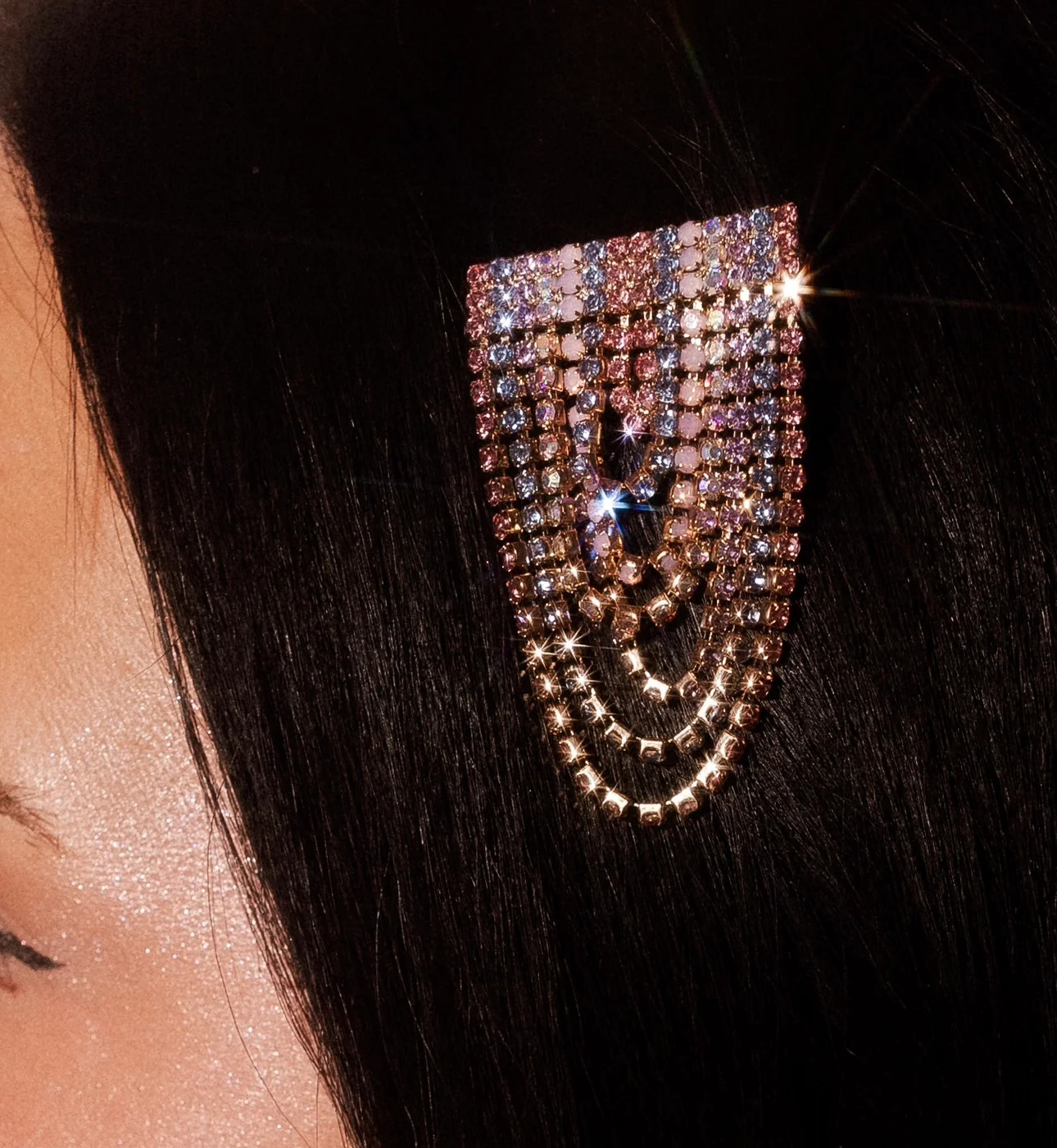 Mini Pastel “Cascade” Hair Candy Clip | Feed Me Gems