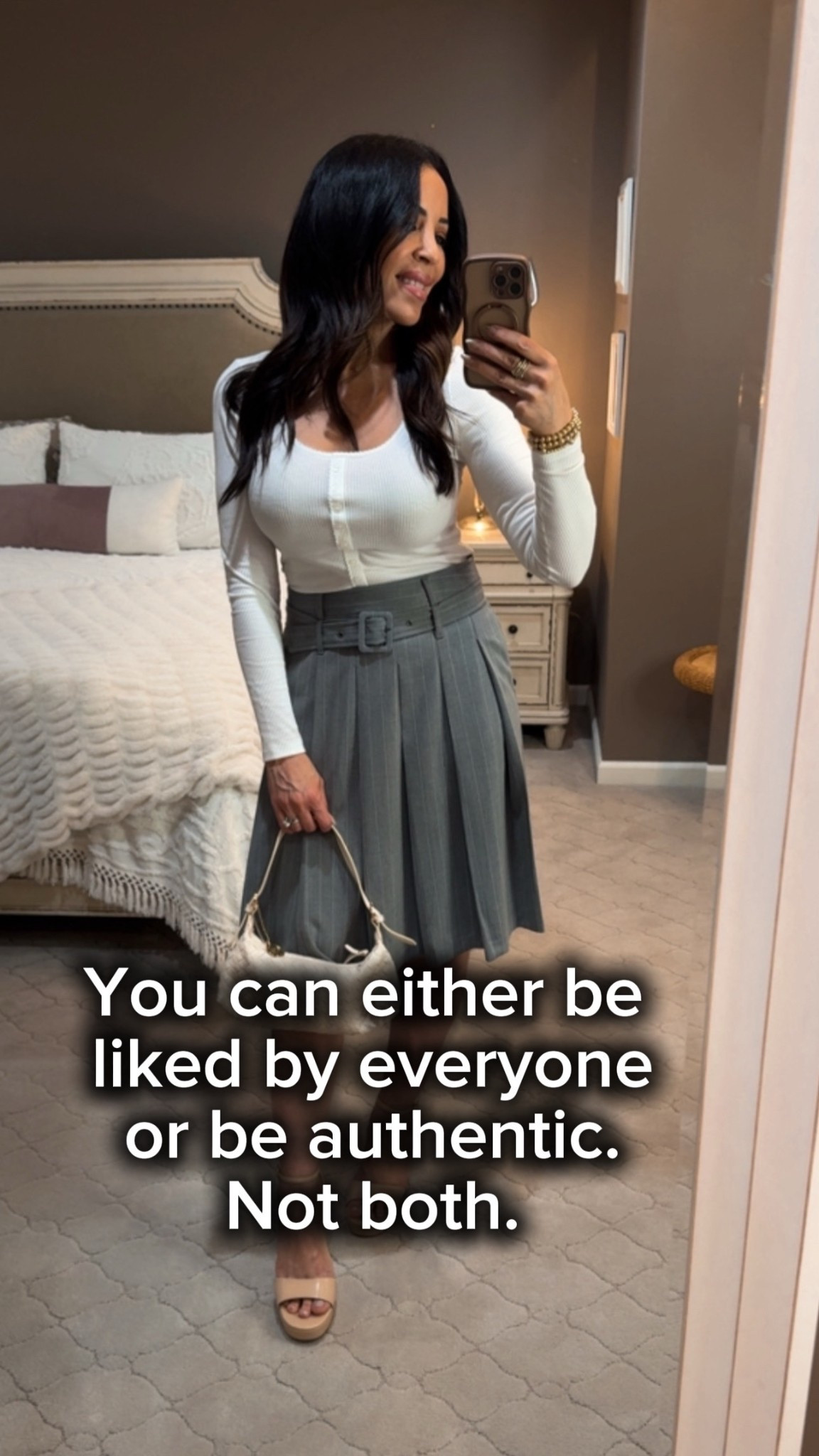 Day 2 of 7 days of life advice from this 54 year-old as we look at affordable fashion. 
This quote is probably my favorite. I can sniff out fake a mile away. I’m as genuine as they come, and that can be hard for people to take. Many women live on the surface level, so they can appeal to all. 
This  Walmart outfit  is one of my spring favorites! So cute for work. #walmartstyle 

#LTKOver40 #LTKselfcare