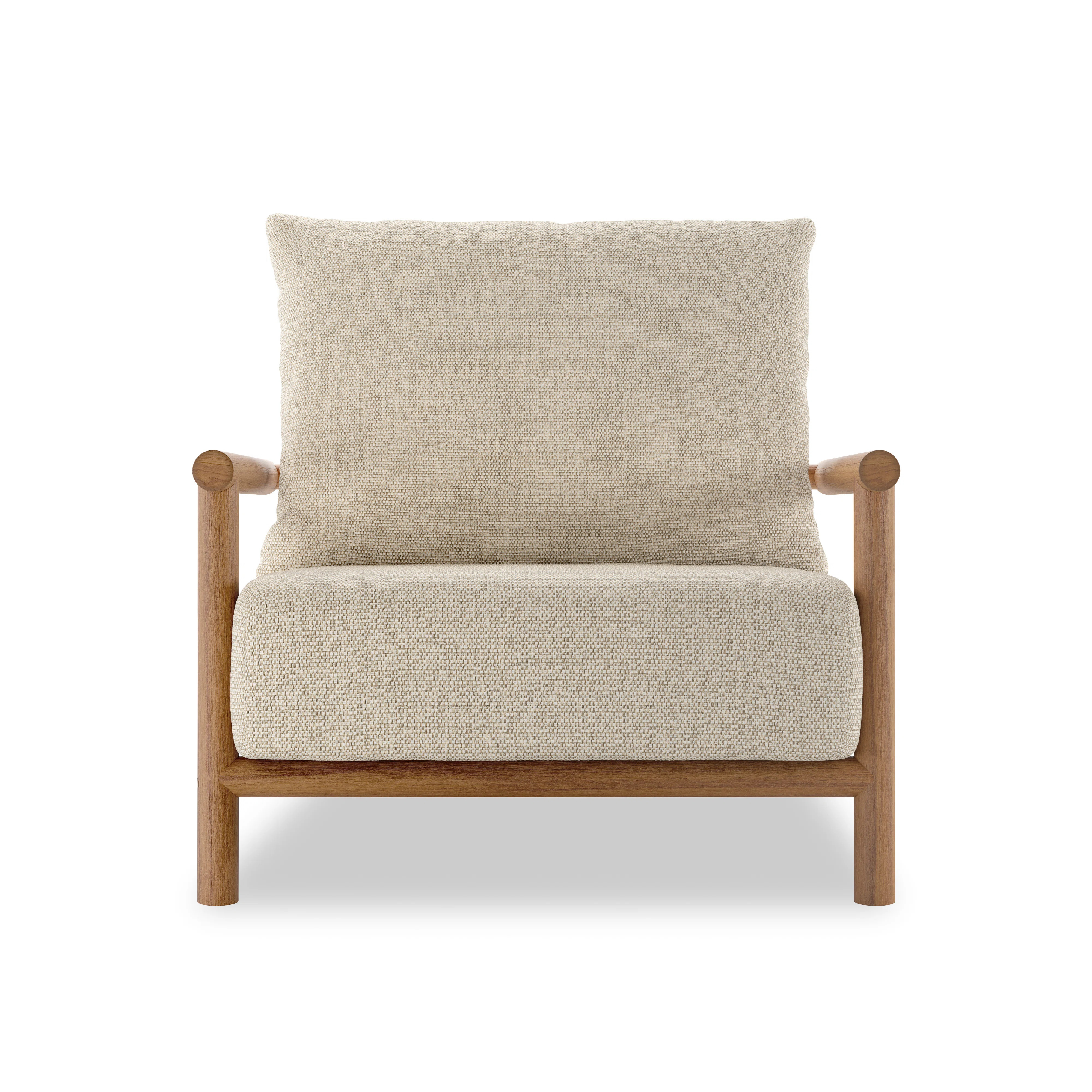 Cardiff Outdoor Teak Lounge Chair | Perigold