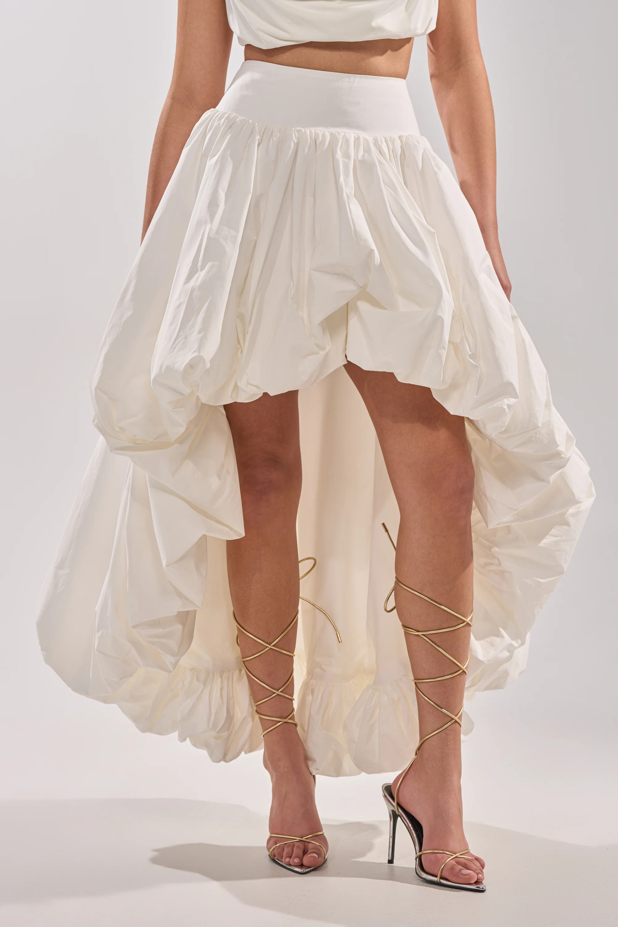 THE BIGGER THE BETTER HIGH LOW MAXI SKIRT | AKIRA