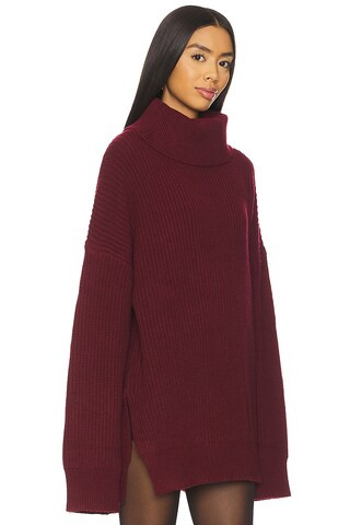 Delta Sweater in Burgundy | Revolve Clothing (Global)