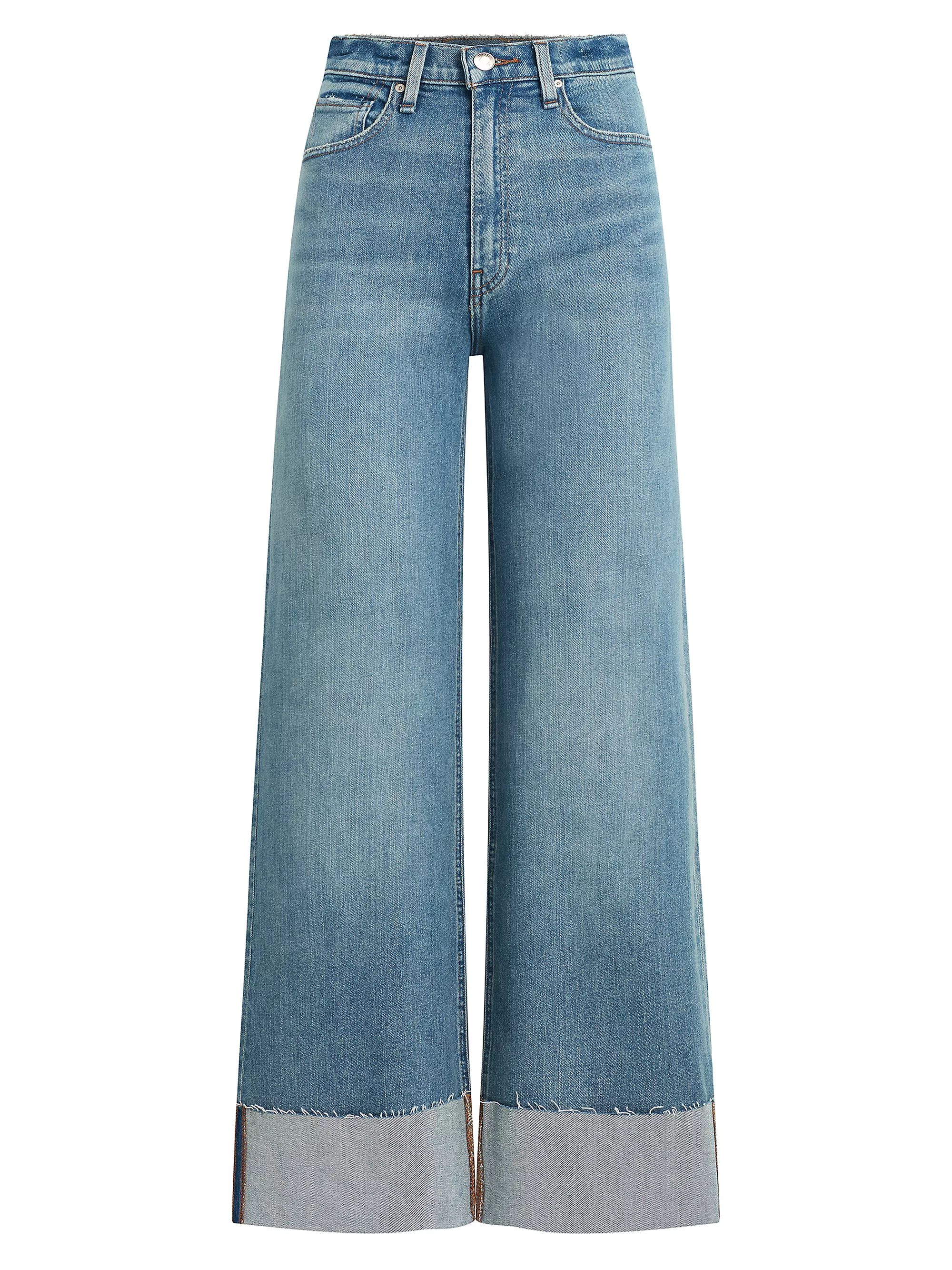 James High-Rise Wide-Leg Jeans | Saks Fifth Avenue