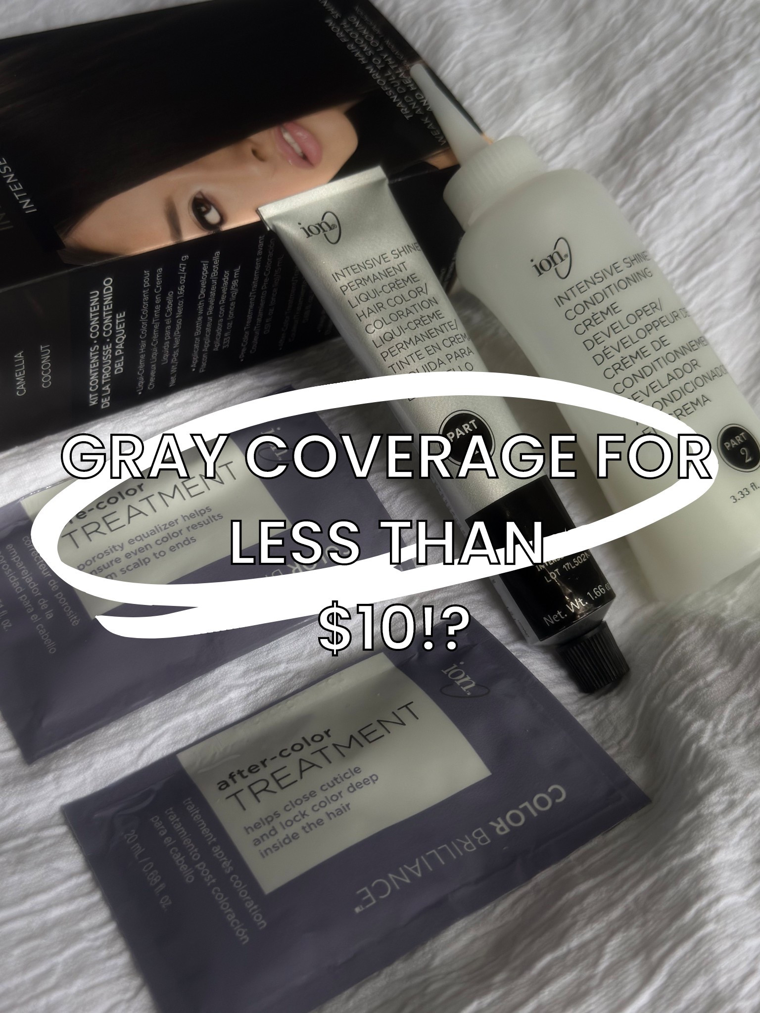 gray coverage at home for under $10 and she’s JET BLACK 🖤✨ ion Color Brilliance gives you full coverage, glossy salon-looking results without the price tag — comes with everything you need including the developer and after-color treatment. the easiest DIY hair color kit and it’s linked! 🔗

#LTKSaleAlert #LTKselfcare #LTKBeauty