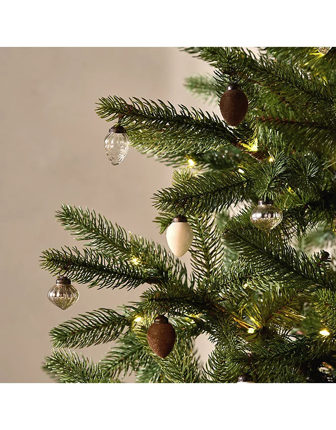 Mixed Mini Baubles – Set of 24 | The White Company UK & ROW